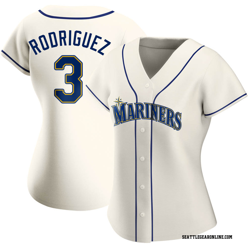 Men's Alex Rodriguez Seattle Mariners Authentic Cream Flex Base Alternate  Collection Jersey by Majestic