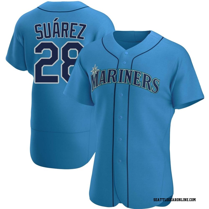 Men's Seattle Mariners Eugenio Suárez Nike White Home Replica Player Jersey