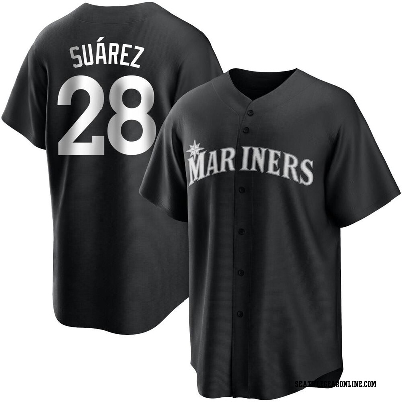 Men's Seattle Mariners Eugenio Suárez Nike White Home Replica Player Jersey