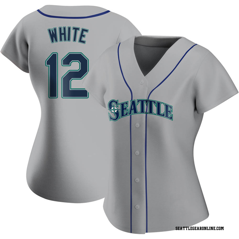 SEATTLE MARINERS- EVAN WHITE AUTOGRAPH PINK MOTHER'S DAY JERSEY JSA VV86885