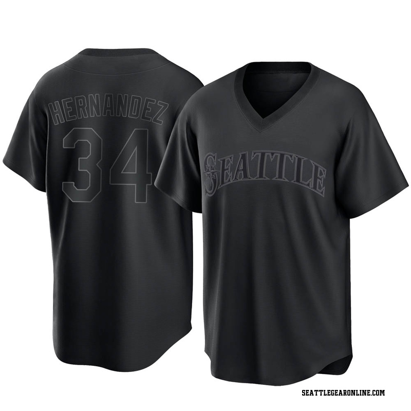  Middle of the Road Felix Hernandez - Men's Soft & Comfortable T- Shirt SFI #G328320, Black, Small : Clothing, Shoes & Jewelry