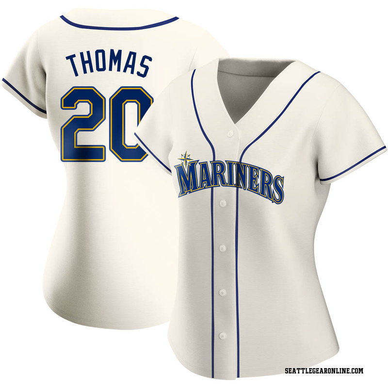 Men's Gorman Thomas Seattle Mariners Aqua/Blue Baseball Legend