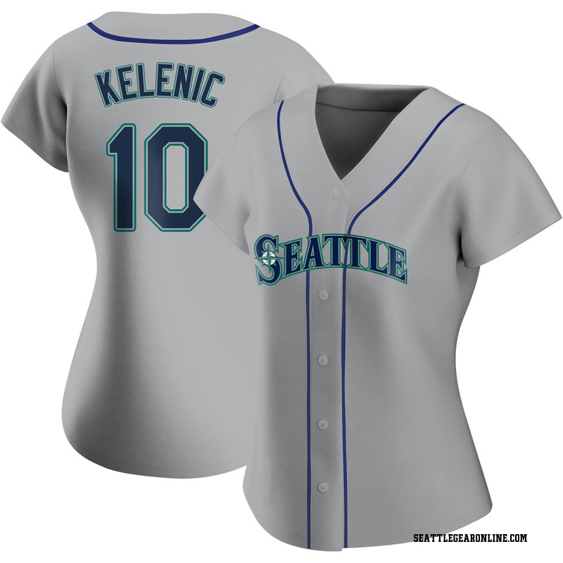 Jarred Kelenic Signed Seattle Mariners Custom Style Jersey (JSA Holo) –