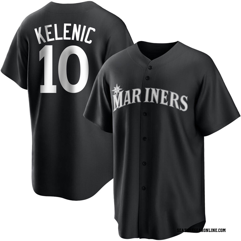 Jarred Kelenic Signed Seattle Mariners Custom Style Jersey (JSA Holo) –