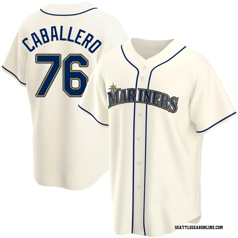 Jose Caballero Game Used Marineros Jersey - 9/17/2023 vs. LAD - Size 42