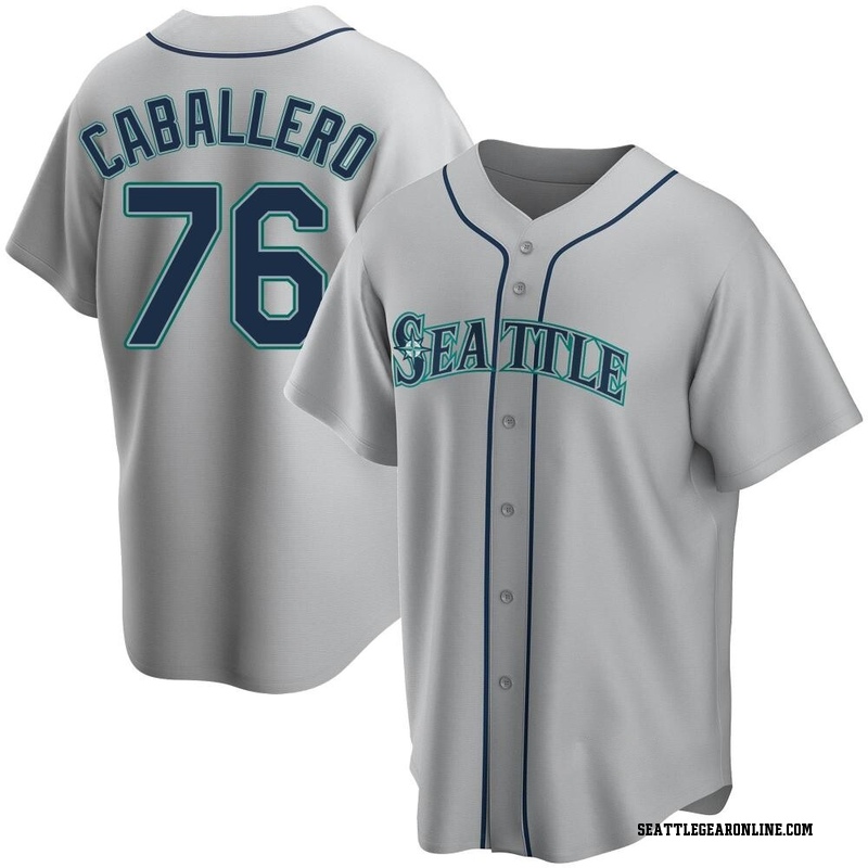 Jose Caballero Game Used Marineros Jersey - 9/17/2023 vs. LAD - Size 42