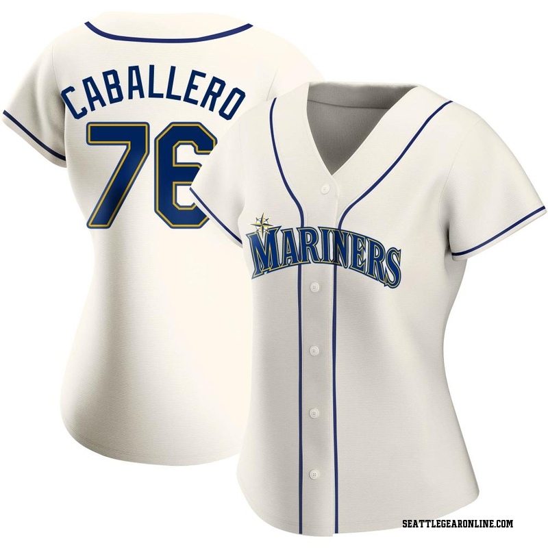 Jose Caballero Game Used Marineros Jersey - 9/17/2023 vs. LAD - Size 42