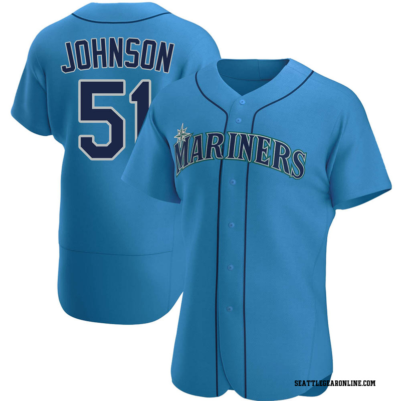 Randy Johnson Seattle Mariners Majestic Cooperstown Collection Name &  Number T-Shirt - Royal Blue