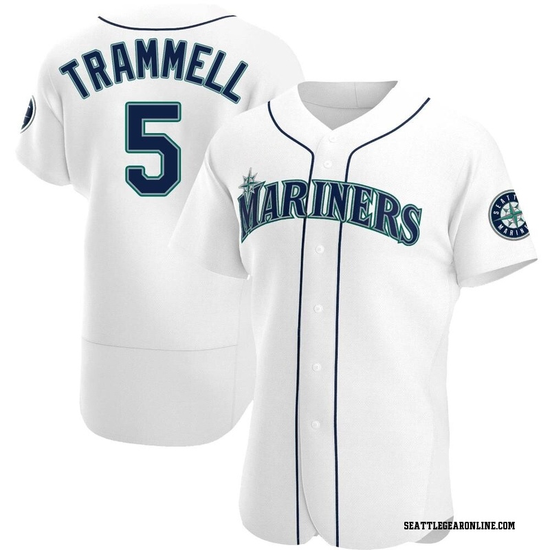 The necklace and City Connect jersey of Taylor Trammell of the