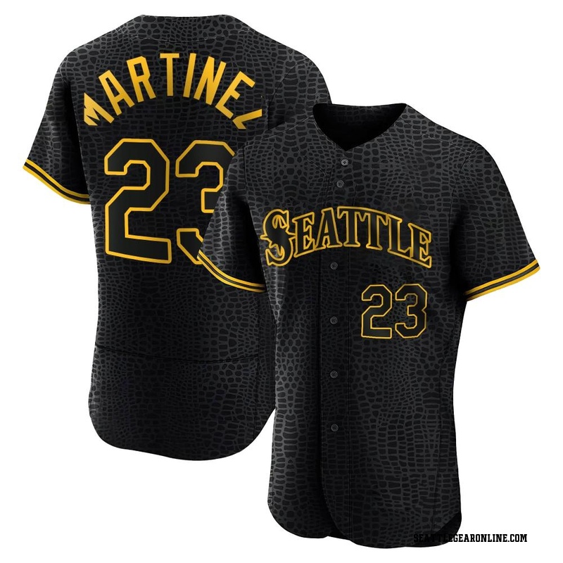Men's Tino Martinez Seattle Mariners Roster Name & Number T-Shirt