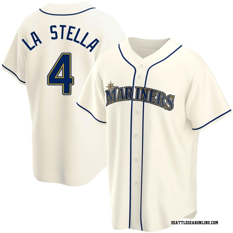 Tommy La Stella Seattle Mariners Women's Authentic Alternate Jersey - Cream